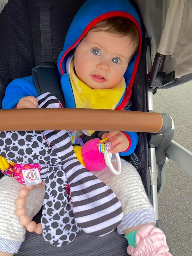 DiaperSquad's 100% Organic Cotton Baby Drool Bibs, Super Absorbent & Adjustable Baby Bibs for Drooling and Teething