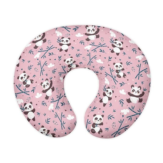 Panda Baby Nursing Pillow Cover Stretchy Breathable Breastfeeding Pillow Cover Easy to Clean Neutral Pillow Cover for Infant Snug