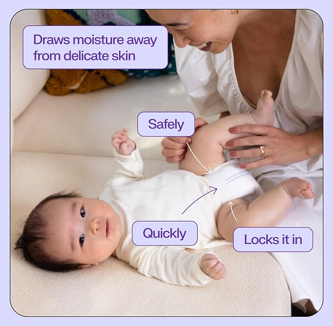 Freestyle BambooTek Diaper – (Size 5) Hyper Absorbent & Non-Toxic – Disposable Diaper for Sensitive Skin – Ultra Soft Diapers (25+ lbs) – 132 Count