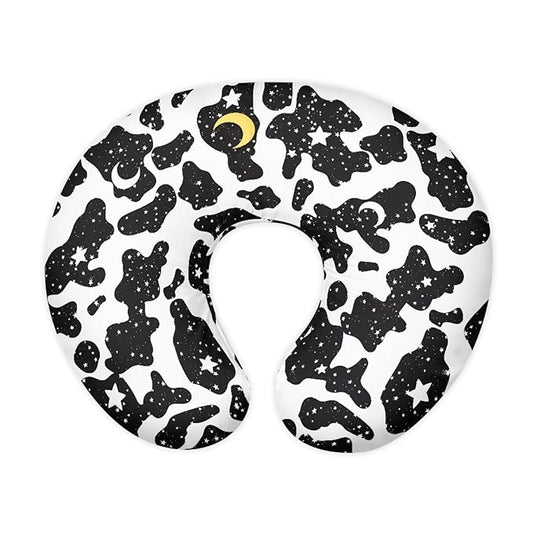 Multi Star and Cow Stripes Breastfeeding Pillow Slipcover for Baby Breastfeeding Nursing Pillow Slipcovers Super Soft Breathable and Washable