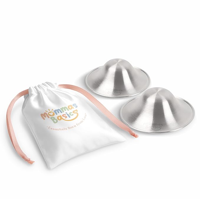 925 Silver Nipple Cups | Nipple Covers for Breastfeeding, Nursing Cup & Nipple Shields for Breastfeeding Newborn | Silver Cups, Breast Shield & Breastfeeding Essentials