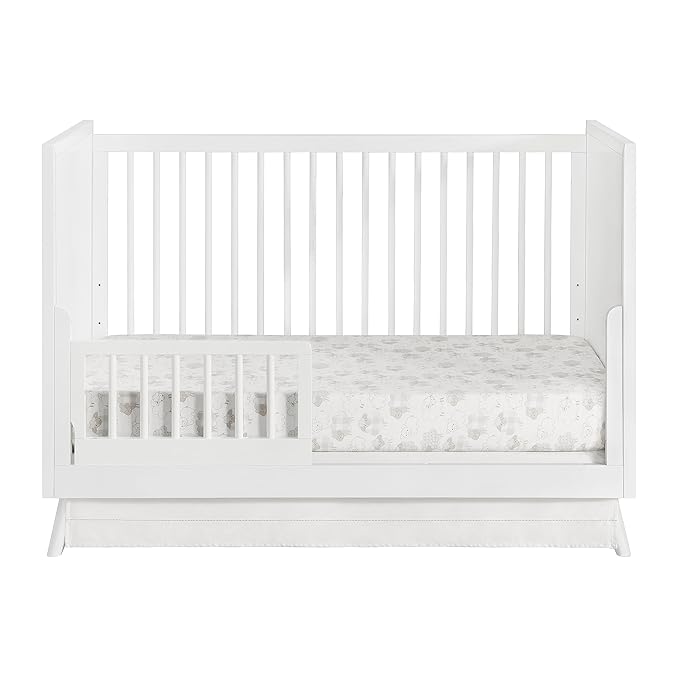 Oxford Baby Dawson Crib to Toddler Bed Guard Rail Conversion Kit, White, Green Guard Gold Certified