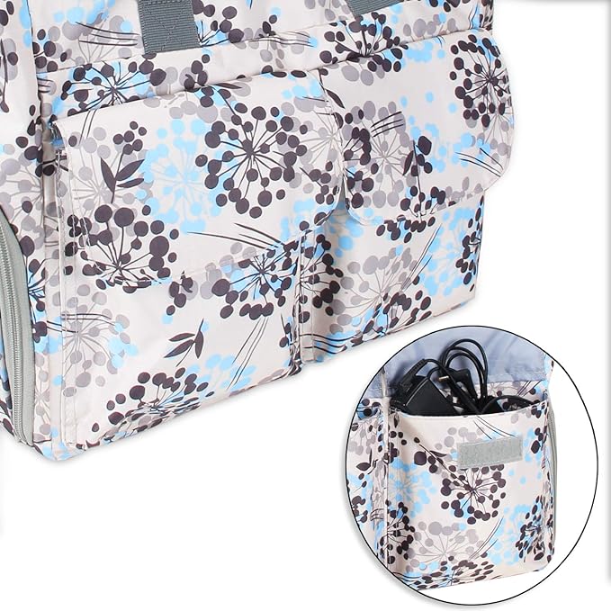 Teamoy Breast Pump Bag, Compatible with Spectra S1/S2,Cooler Bag | Laptop Sleeve 14", Multiple Pockets, Shoulder Straps, Breastfeeding Moms, Bag Only