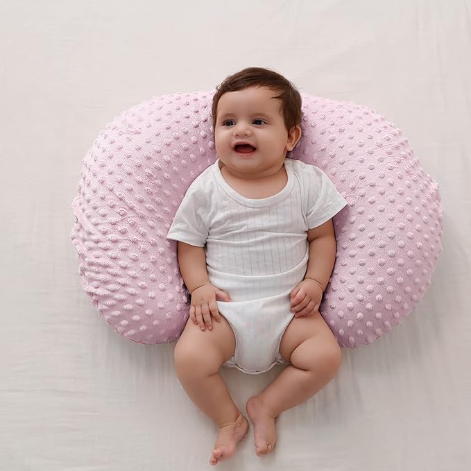 Nursing Pillow Cover, Breastfeeding Pillow Slipcover Snugly Fits for Nursing Pillow for Baby Boys and Girls, Premium Quality Microfiber, Ultra Soft Comfortable (Blushing Bride)