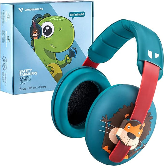 Vanderfields - Hearing Protection Ear Muffs - Over 33 dB (2K Hz) Broad Noise Cancelling Sound Reduction - Baby and Toddlers