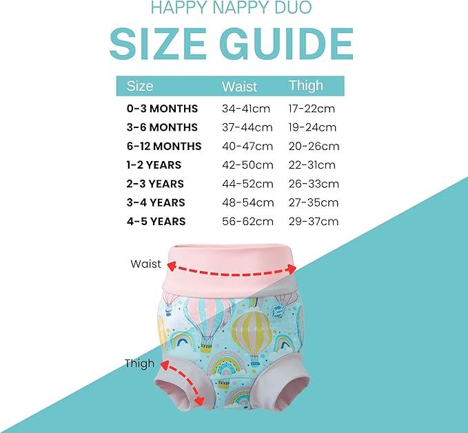 Splash About Happy Nappy Duo, Up & Away, 3-4 Years