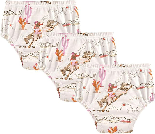 Toddler Potty Training Underwear Cotton Absorbent Soft Baby Girl Boy Potty Training Pant 2t-5t