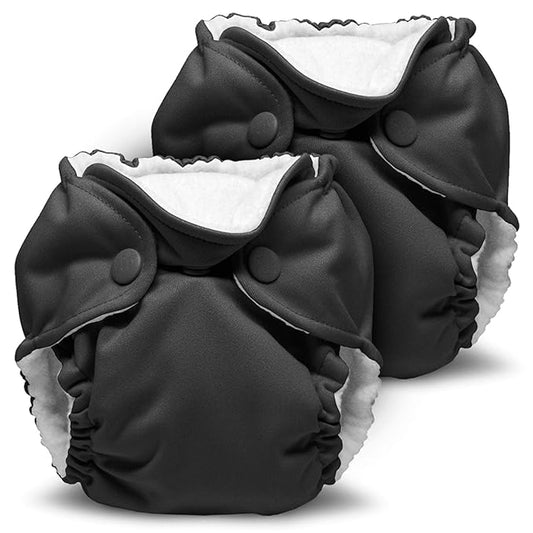 Kanga Care Lil Joey Newborn All in One AIO Cloth Diaper (2pk) Castle 4-12lbs