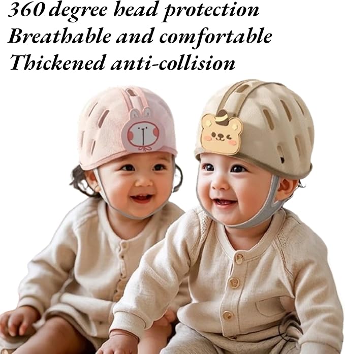 Baby Head Protector, Toddler Safety Helmet for Crawling Walking, 360° EVA Shockproof, Ultra-Light 120g, Multi-Color