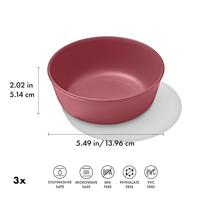 OXO Tot Stackable Bowl Set 3pk - Dark
