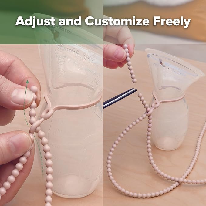 haakaa Silicone Strap for haakaa Gen.1/2/3 Breast Pump Manual Breast Pump Strap | Color: Blush