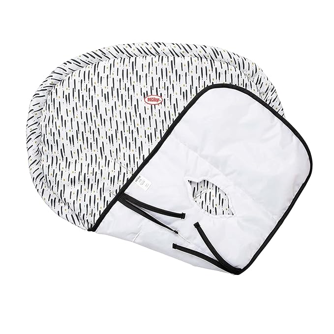 Nuby Baby High Chair Cover - Protects from Spills and Crumbs - Water Resistant for Easy Cleanup - Brush Strokes Print