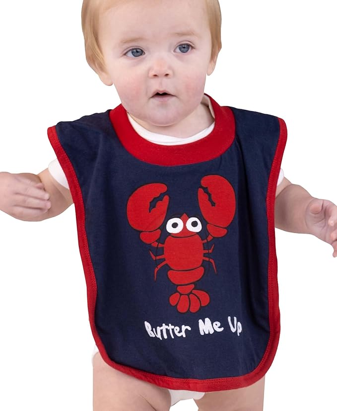 LazyOne Animal-Print Baby Bibs, Cute Baby Shower Gifts