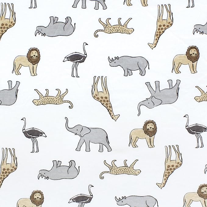 Hudson Baby Unisex Baby Changing Pad Cover, Modern Safari, One Size