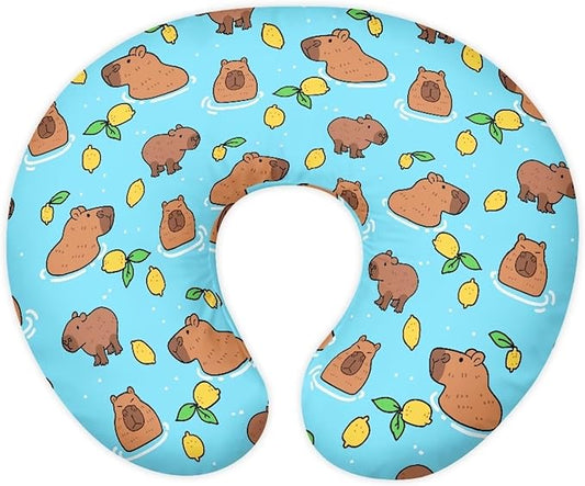 ZOUTAIRONG Cars Nursing Pillow Cover for Baby Girl Soft Comfy Breastfeeding Pillow Slipcover Baby Girl Newborn U-Shaped Breastfeeding Pillow Covers Fits for Infant Support