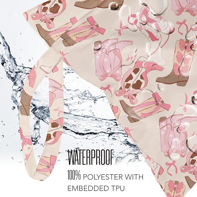 Waterproof Cloth Diaper Wet Dry Bag, Pink Reusable Travel Beach Pool Daycare Soiled Toddler Items Yoga Gym Bag for Swimsuits or Wet Clothes Diaper Western Boots Wet Bag