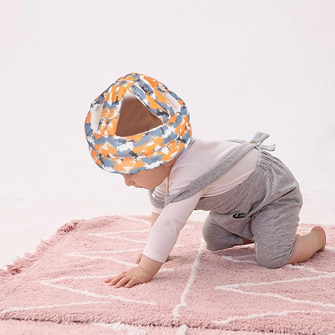 Infant Head Cushion Hat, Baby Helmet Soft Shock Absorbing Hand Washing for 6 Months to 8 Years Old for Walking (WEYI36GI1w), 1.0 Count