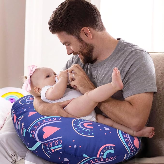 Cloele Nursing Pillow Cover for Breastfeeding Pillows - Animal Breastfeeding Pillow Slipcovers for Baby Boys & Girls Ultra Soft Infant Nursing Pillowcase for Newborn,Cover Only