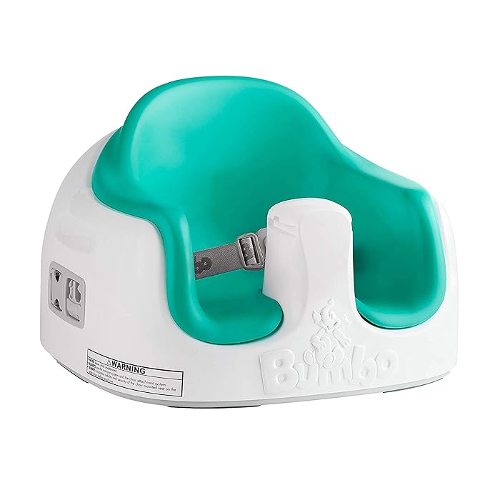 Bumbo 3-in-1 Multi-Seat for 6 to 36 Months, Travel Baby and Infant Feeding & Play Floor Seat, Aqua - All-in-One Portable Booster with Dining Tray & Toddler Kitchen High Chair
