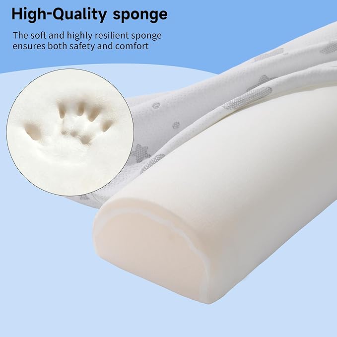 Bed Rail for Toddlers Rail Bumper, 52" Bed Bumpers for Toddlers Premium Bed Bumper for Kids Bed, Anti-Slip Toddler Bed Rails for Toddler Machine Washable Bed Bumper