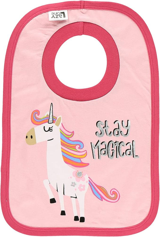 LazyOne Animal-Print Baby Bibs, Cute Baby Shower Gifts