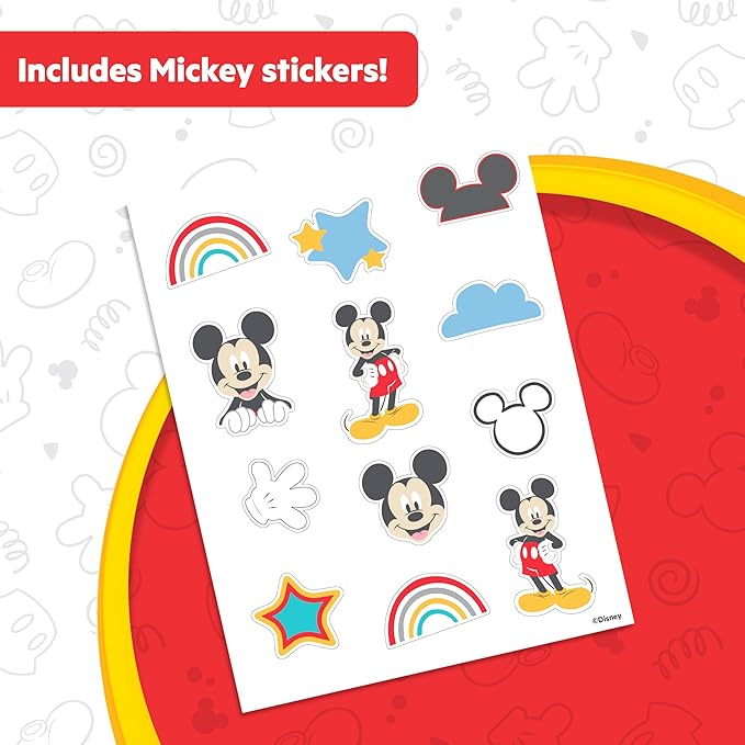 Bright Starts Disney Junior Mickey Mouse My Size Potty Training Toilet, Toddler Potty Chair with Flushing & Cheering Sounds, Removable Seat with Splash Guard & Handles, Ages 18+ Months, Up to 50 lbs