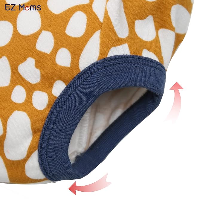 EZ Moms 4 Packs Toddler Potty Training Underwear for Boys and Girls Leakproof Soft Absorbent Kid Confident Toilet Training Pants 2T 100% Cotton Underwear Reusable Pee Pants with Potty Sticker Chart