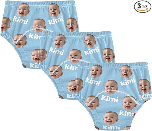 Joko Ivery 1 Light Blue Custom Potty Training Pants Unisex Traning Potty Panty for Girls Boys Toddlers 5T 3Pcs