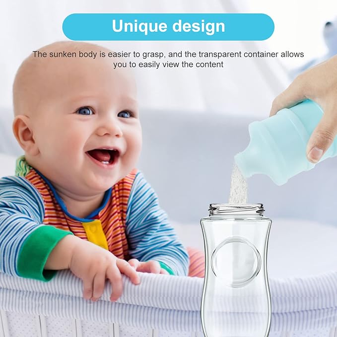 2 PCS 4 Layers Sakura Baby Milk Formula Dispenser & Container Box for Travel (Blue)
