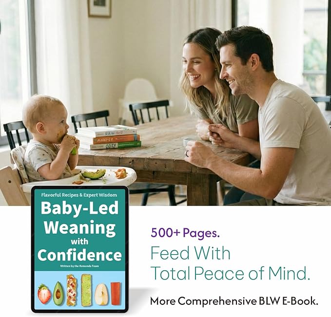 Remonda 23-Piece BPA-Free Silicone Baby Feeding Set | Extra Large Suction Plates, Toddler Bowls, Self Feeding Spoons, and More | Dishwasher Safe| Baby Led Weaning Supplies (Blue) A1