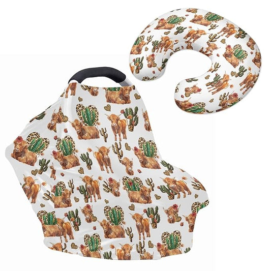 Basket Covers for Baby Fits Most Strollers & Baby Car Seats Baby Nursing Pillow Cover Babies Shower Gifts for Boys and Girls