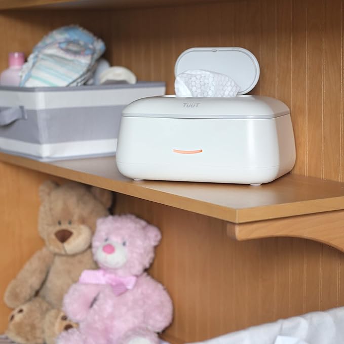 Baby Wipe Warmer & Wipes Dispenser - Sleek Diaper Wipes Holder for Boys and Girls - Tuut