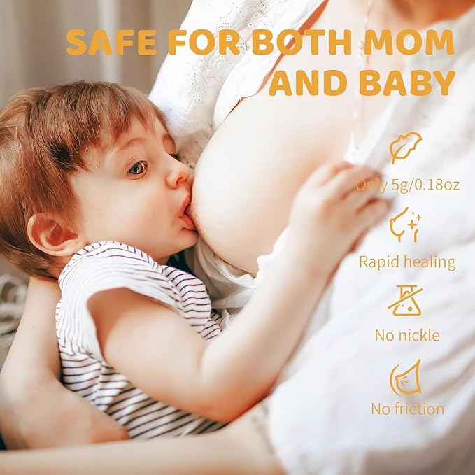 The Original Silver Nursing Cups - Pure 999 Silver Nipple Cover for Breastfeeding, Nipple Shields for Breastfeeding Essential, Nipple Guards for Sore Nipple Relief, Regular Size