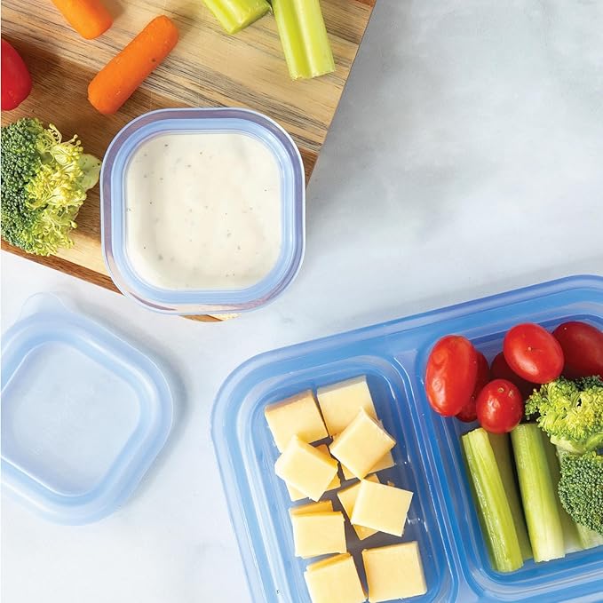 Minimal Reusable Silicone Food Storage Containers