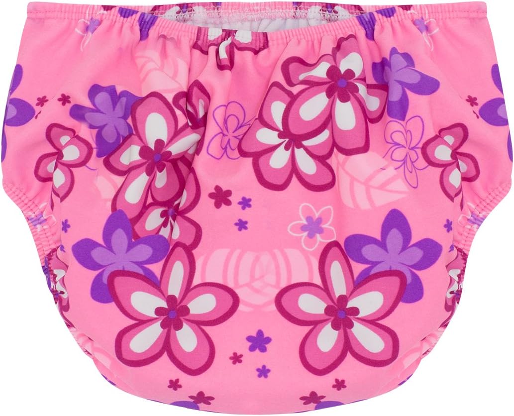 Tuga Girls Reusable Swim Diapers, UPF 50+ Sun Protection Swimsuit