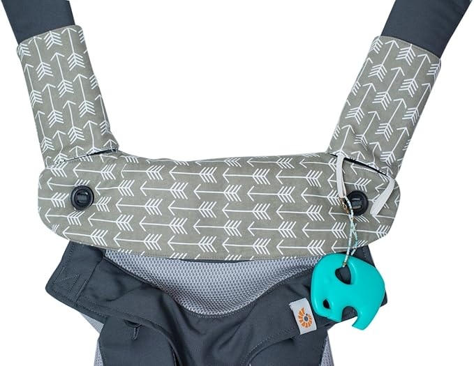 Mila Millie Premium Drool and Teething Reversible Cotton Pad - Fits Ergobaby Four Position 360 and Most Baby Carrier