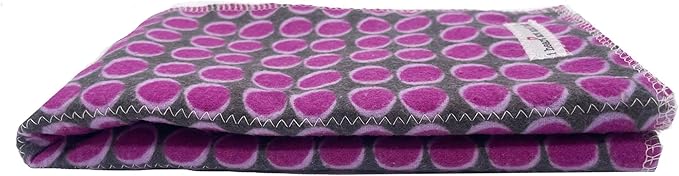 Infant Burping Cloth, Burp Cloths for Baby Boy or Girl, Soft and Absorbent - Cotton Reusable Spit Up Rags, XLarge, 1 Count (Purple Dot)