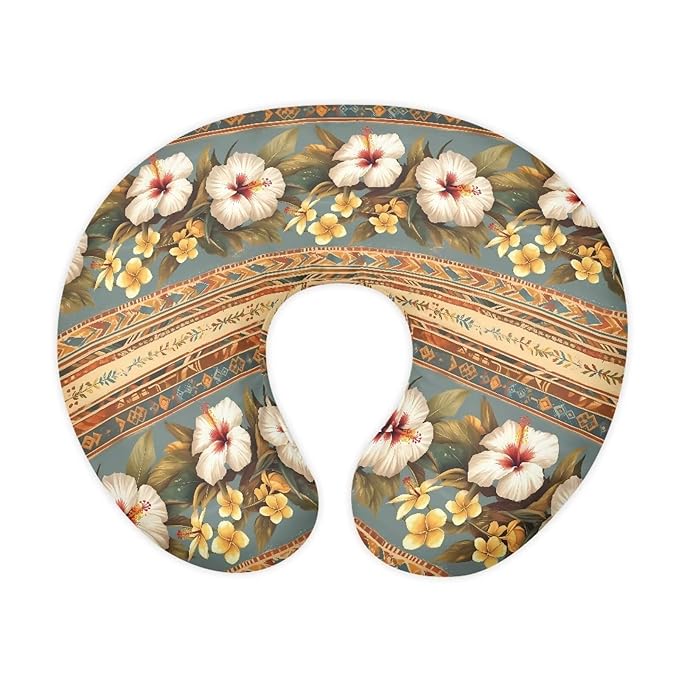 Hibiscus Stretchy Nursing Pillow Covers Soft and Comfortable Fits On Standard Tribe Stripe Southwestern Infant Nursing Pillows for Baby Boy Girl