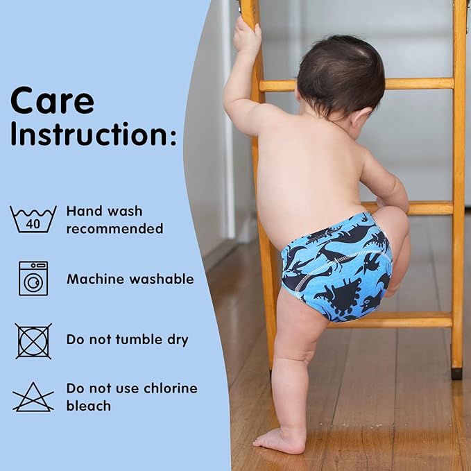 Baby Cotton Training Pants 6 Packs Toilet Training Underpants Absorbent Toddler Potty Training Underwear 2T-5T