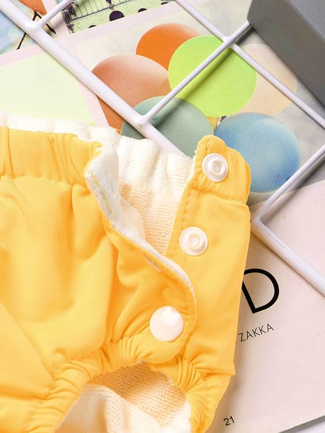 Baby Boys Girls Reusable Swim Diaper Washable Adjustable Bloomers Swimsuit Swimming Apparel