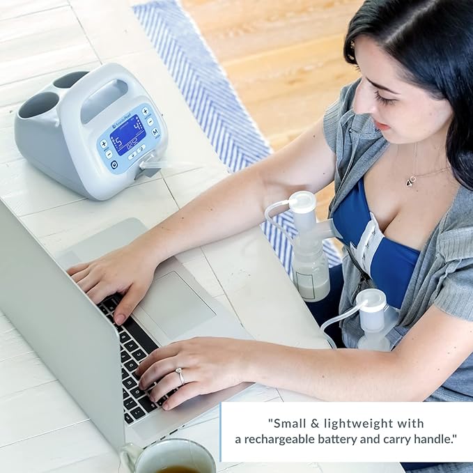 Ameda Pearl Hospital Grade Breast Pump | Ameda Electric Breast Pump | Rechargeable Battery | Medical Grade | Pumps for Breastfeeding