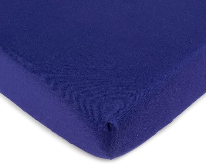 SheetWorld Fitted Baby Bassinet Sheet fits RONBEI Baby Bassinet Beside Sleeper 18 x 31, 100% Cotton Jersey, Hypoallergenic, Butter Soft, Purple, Made in USA