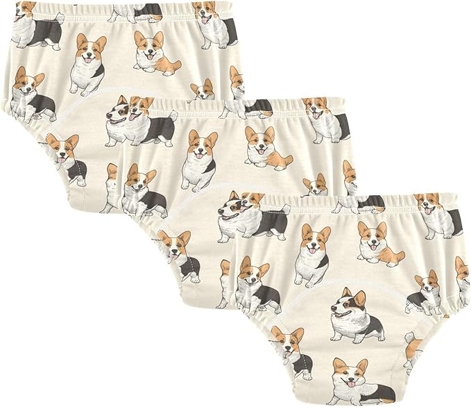Toddler Potty Training Underwear Cotton Absorbent Soft Baby Girl Boy Potty Training Pant 2T-5T