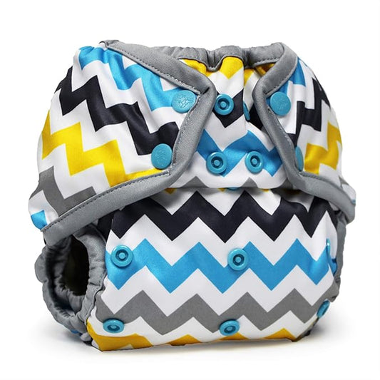 Kanga Care Rumparooz Double Leg Gusset Reusable Cloth Diaper Cover One Size Snap | Charlie 6-35 lbs
