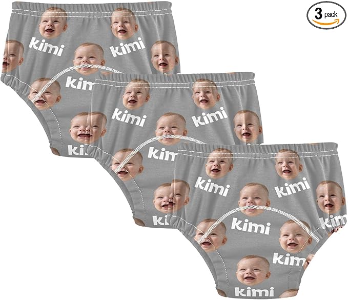 Joko Ivery 1 Dark Gray Custom Potty Training Pants Traning Potty Panty Soft for Toddlers Boys Girls 3T 3Pcs
