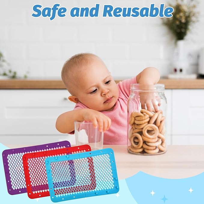 3 Pcs Silicone Dishwasher Bags, Large Baby Bottles Dishwasher Bags for Small Items, Bottle Nipples, Breast Pump Accessories, Pacifiers, and Toy Parts(Blue, Green)