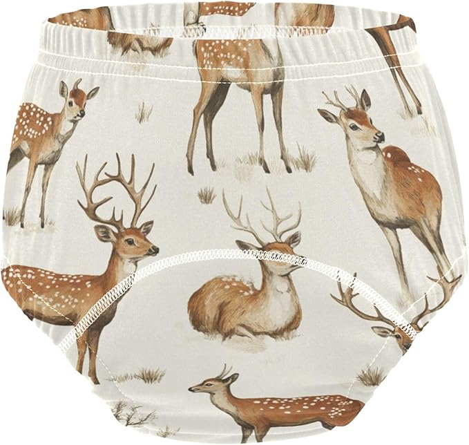 Toddler Potty Training Underwear Cotton Absorbent Soft Baby Girl Boy Potty Training Pant 2T-5T
