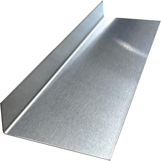 Brushed 304 Stainless Steel Universal Gap Filler Finishing Angle Trim Kit Elements (Inner Finish, 1" x 3" x 30")