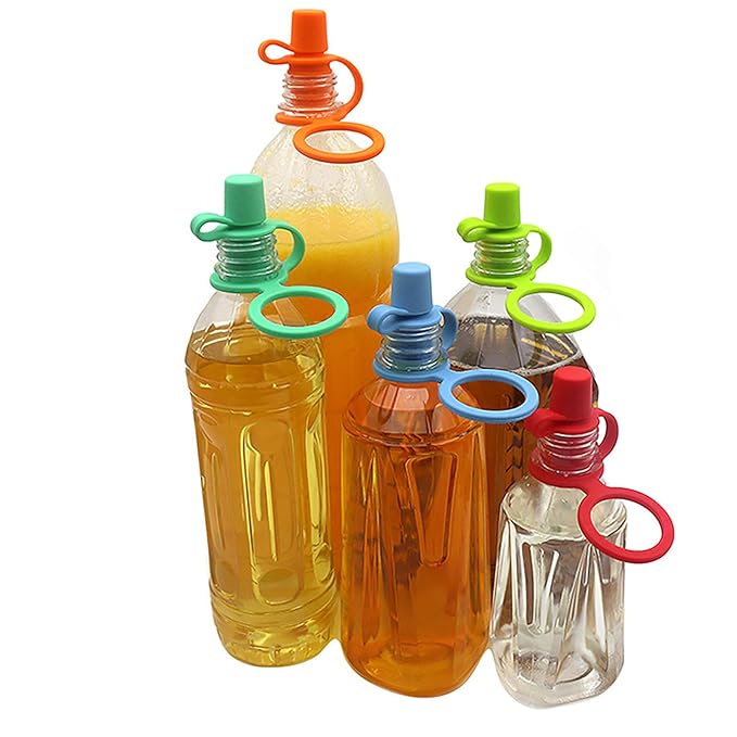Colorful Water Bottle Spout Adapter for Kids No-Spill Silicone Water Bottle Spout Adapter Leak-Proof Food Tops