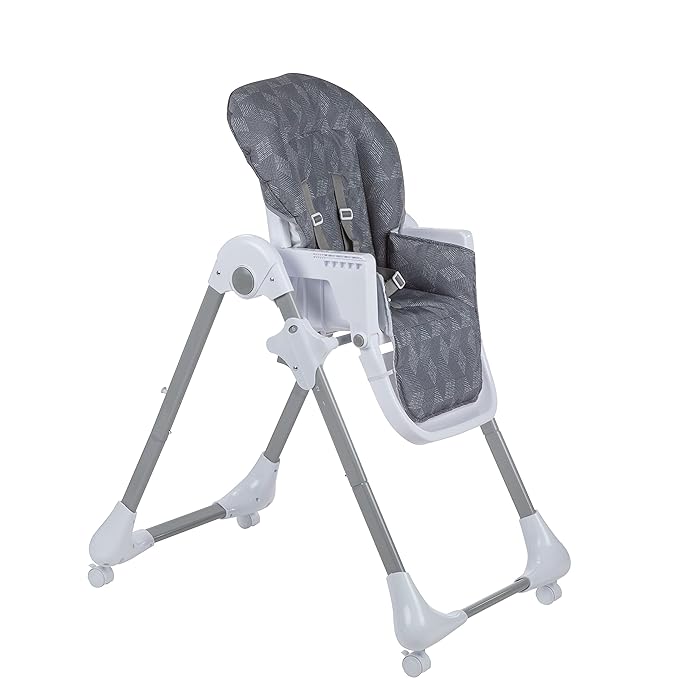 Safety 1st High Chairs for Babies and Toddlers, 3-In-1 Grow and Go with Tray and Adjustable Seat, Monolith